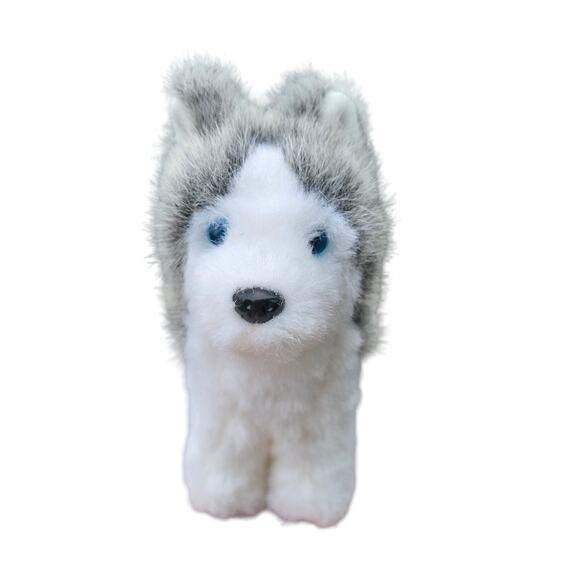 American Girl Pepper Husky Dog Grey White - Picture 1 of 7